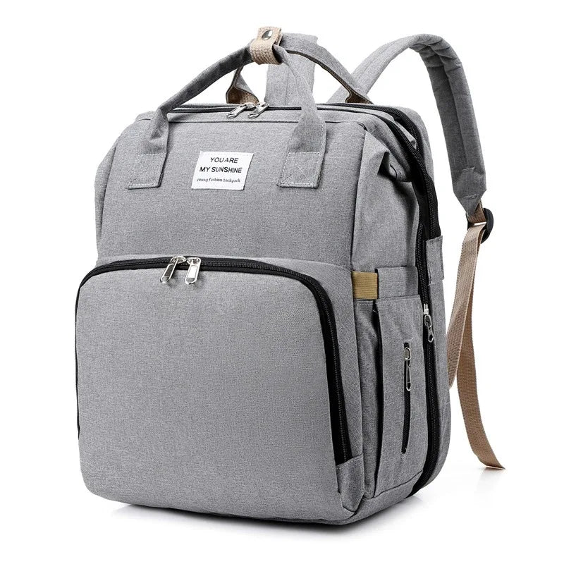Multifunctional Diaper Backpack with Changing Station