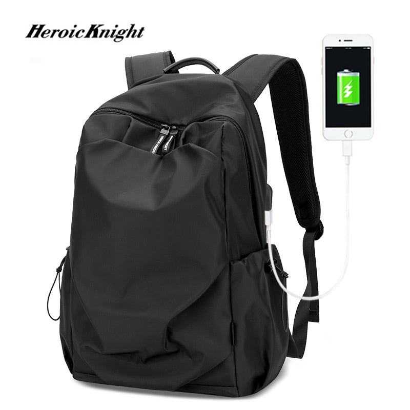 Heroic Knight Men’s Waterproof Backpack — 15.6" Laptop Travel & Outdoor School Bag