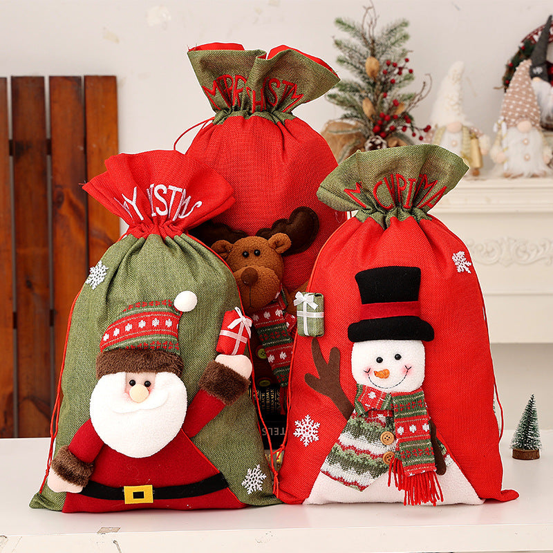 Large Reusable Christmas Gift Sack – 56 × 35 cm