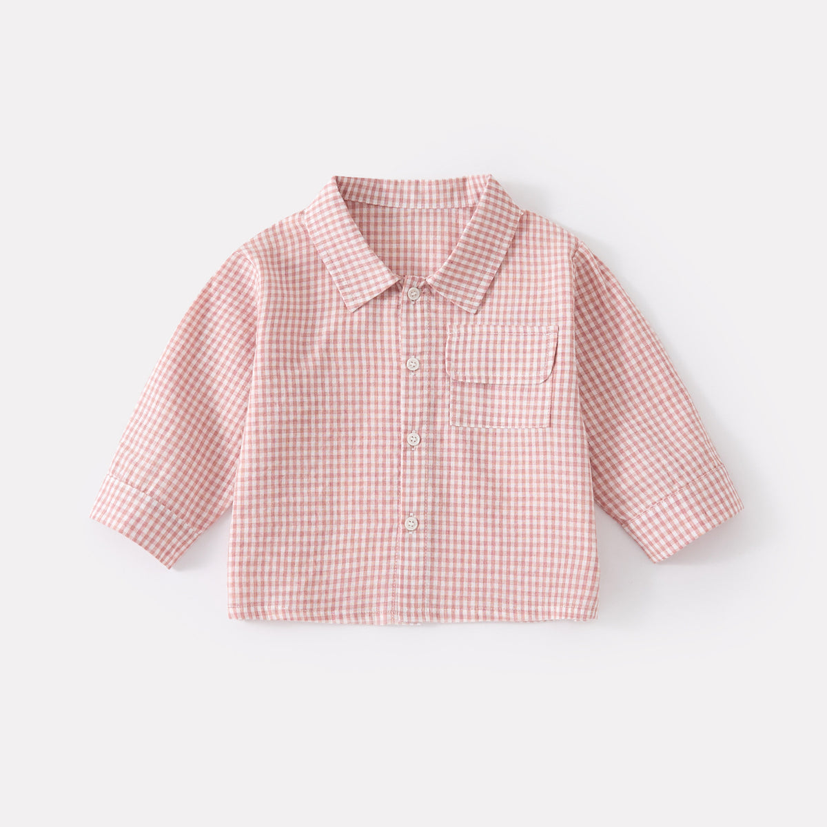 Boy Plaid Shirt Set Button-Down Shirt Jeans Pants 3-Piece Set