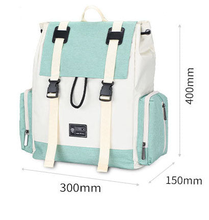 Mori Harajuku Canvas Backpack — Large Capacity Anti-Theft School Bag for Teen & College Girls