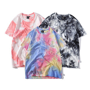 Japanese-Style Casual Striped Short-Sleeve T-Shirt Summer 2026 Loose Versatile Ins Trendy Brand Couple's Outfit Round Neck Loose Fit