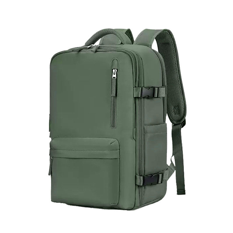 Expandable Travel & Laptop Backpack — 20–35L Oxford Carry-On Bag, Fits 15.6" Laptop