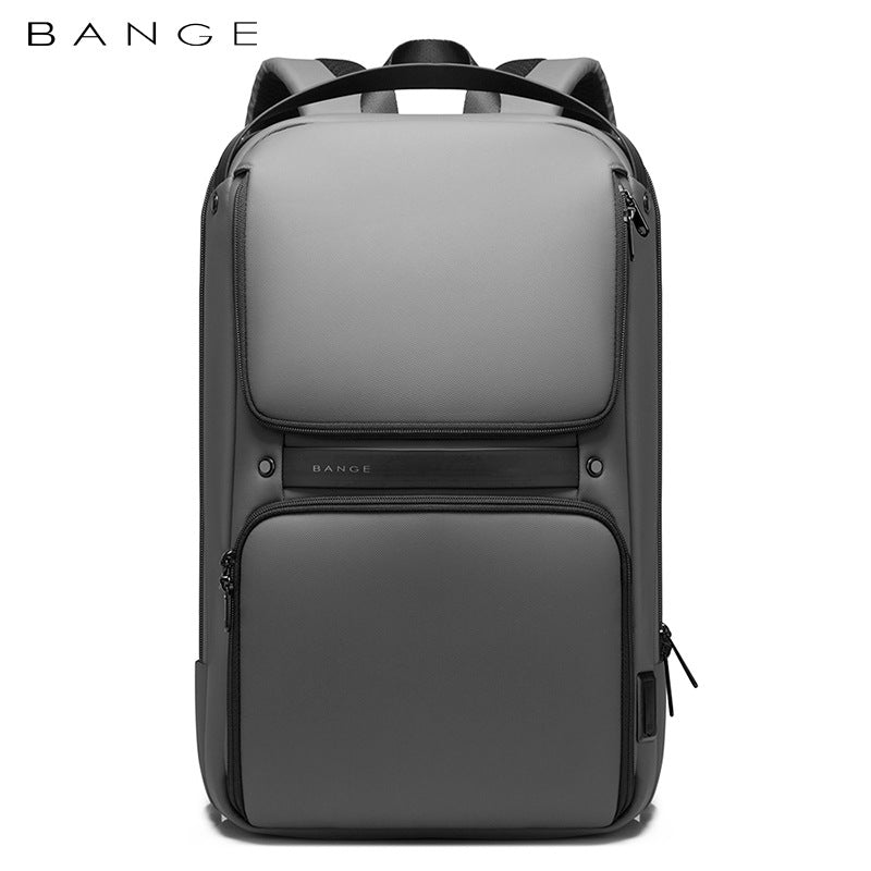 Men's USB Business Backpack — Waterproof Oxford Cloth Laptop Commuter Bag with Charging Port, 15.6"