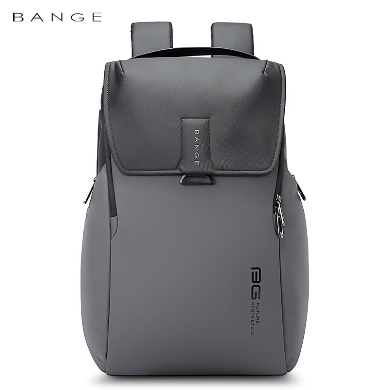 BANGE Men's Business Backpack — Large Capacity Oxford Cloth Laptop & College Schoolbag, 15.6"