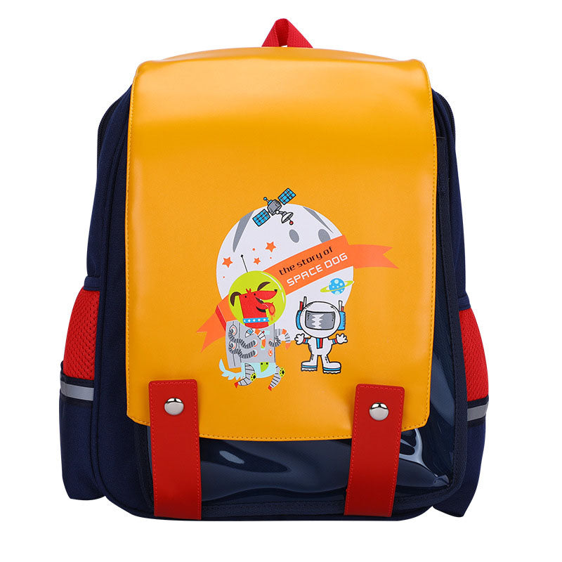 Kids’ Ergonomic Spine-Care Backpack — Load Reducing 2-in-1 Oxford Cloth Primary School Bag