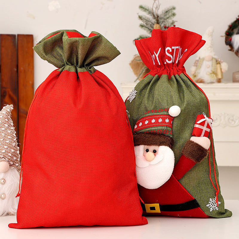 Large Reusable Christmas Gift Sack – 56 × 35 cm