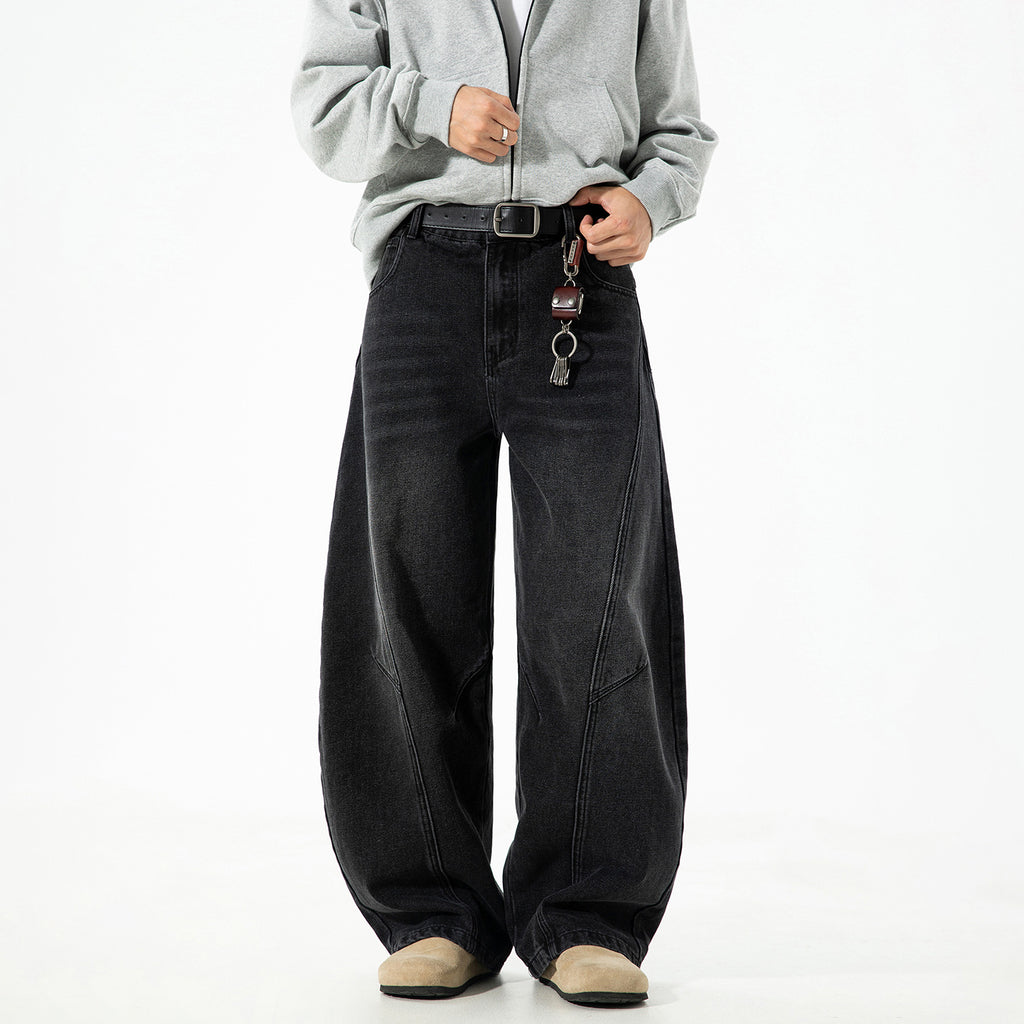 Jeans men's loose casual straight leg long pants