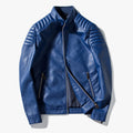 Amazon Men's Casual Jacket Men's Slim Biker Jacket Men's PU Leather Jacket Leather Men's Korean Style Jacket