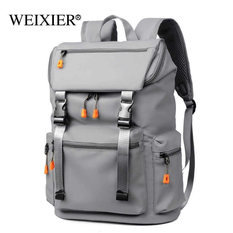 Men's Oxford Cloth Backpack — Large Capacity Waterproof Business & Travel Bag