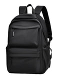 Multi-Pocket Oxford Backpack — Adjustable Straps Everyday Bag in Black, Navy & Gray