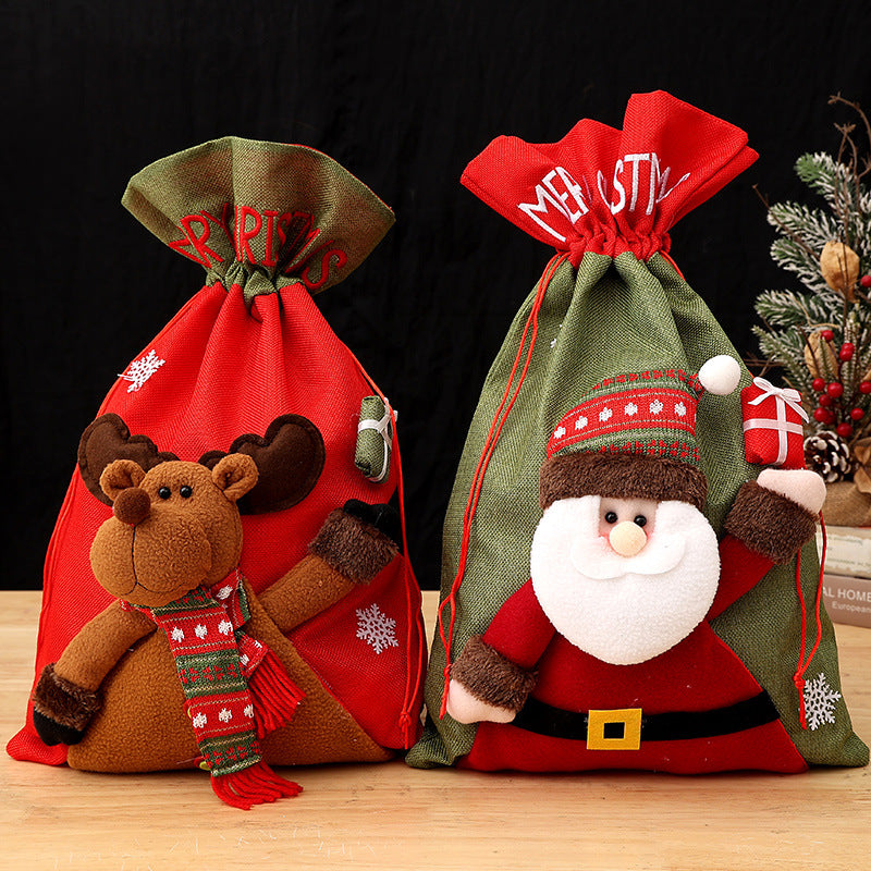 Large Reusable Christmas Gift Sack – 56 × 35 cm