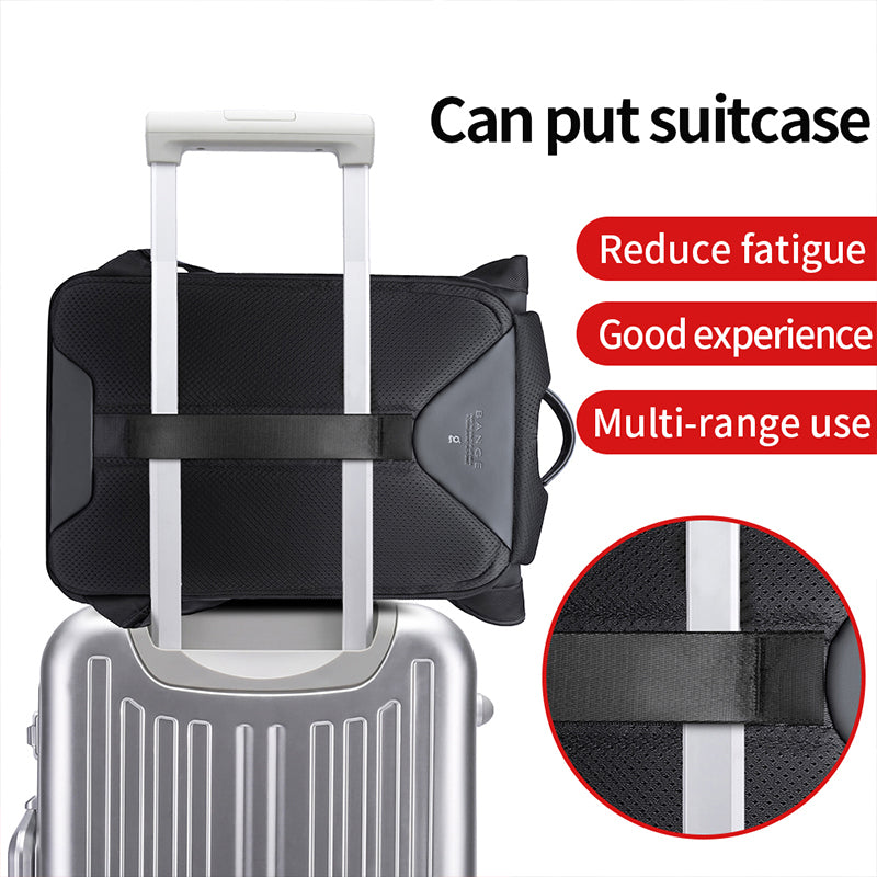 BANGE Large Capacity Business Travel Backpack — Waterproof Oxford Cloth Laptop Bag, 36–55L, 16"