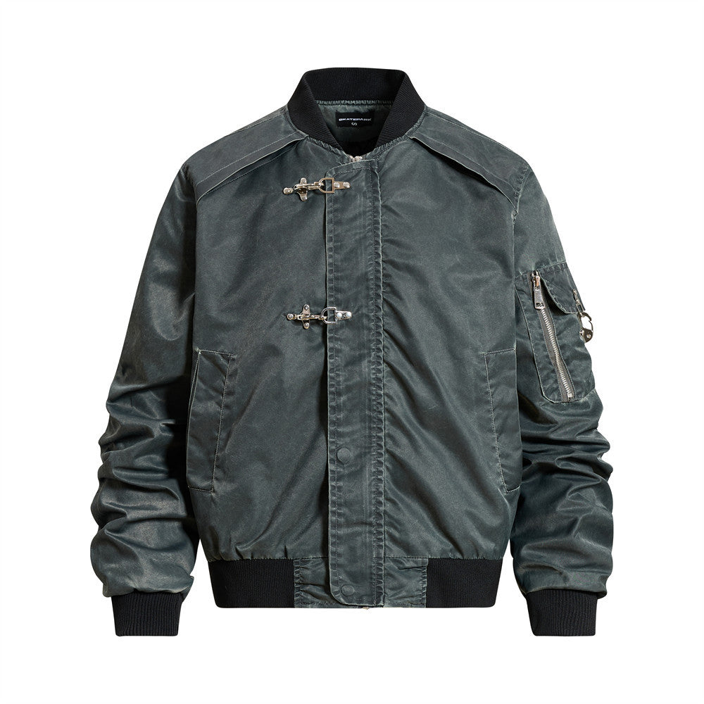 Old baseball jacket for men