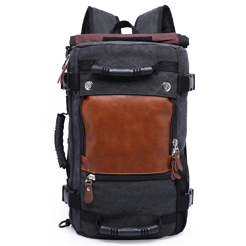 20–35L Retro Canvas Travel Rucksack