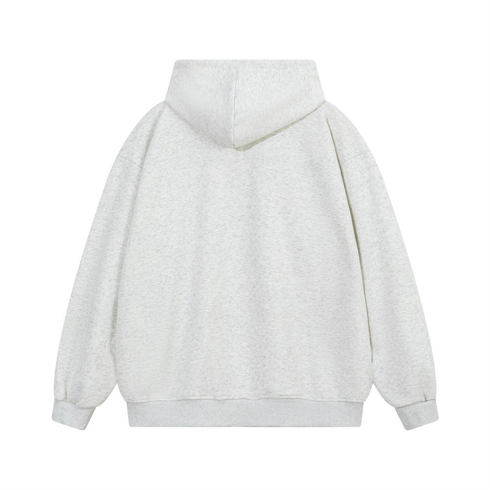 Printed hooded sweatshirt for men