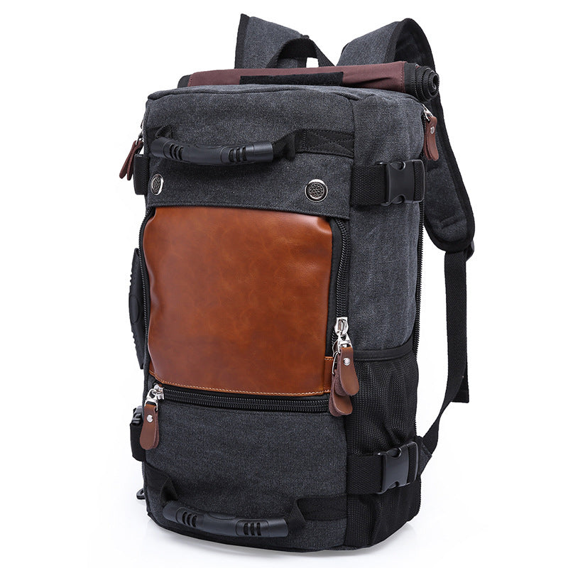 20–35L Retro Canvas Travel Rucksack