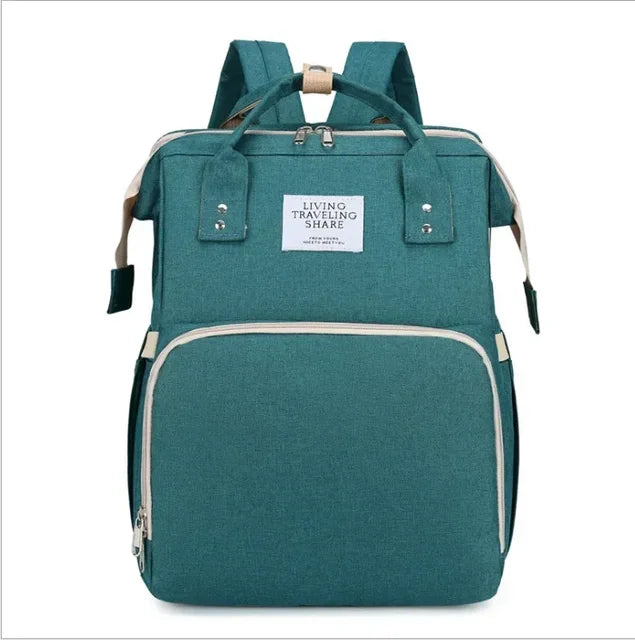 Multifunctional Diaper Backpack with Changing Station