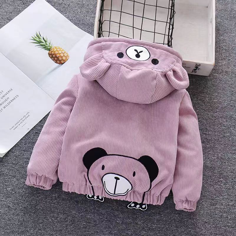 Boys Girls Fall Spring Cardigan Windbreaker Jacket for Toddlers