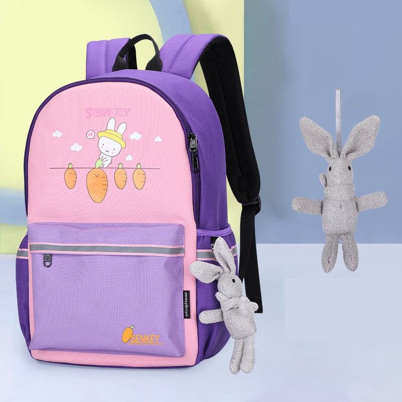 Kids’ Cartoon Anime Backpack — Dinosaur & Friends Oxford Cloth School Bag for Boys & Girls