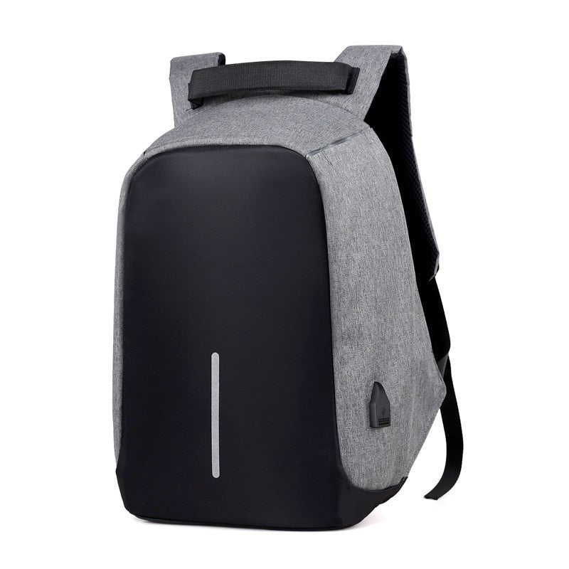 Anti-Theft Travel Backpack with USB Charging Port — Waterproof 20–35L Laptop & School Bag