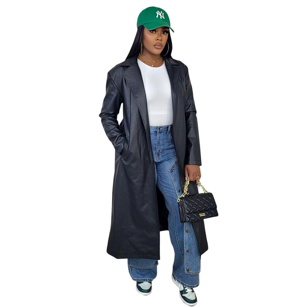 Straight Leg Jeans Women High Waist Casual Pants with Button Patchwork Street Fashion