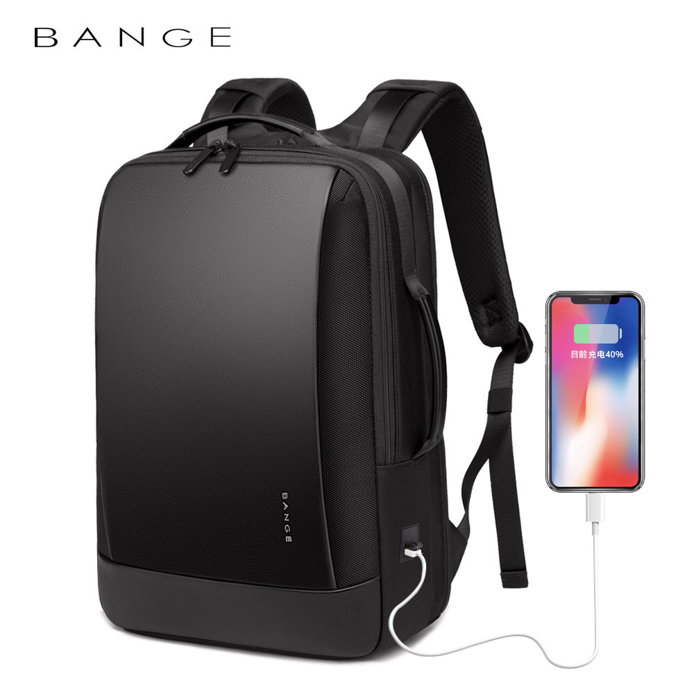 Men's Business Laptop Backpack — Large Capacity Waterproof Oxford Cloth Travel & College Bag, 16"