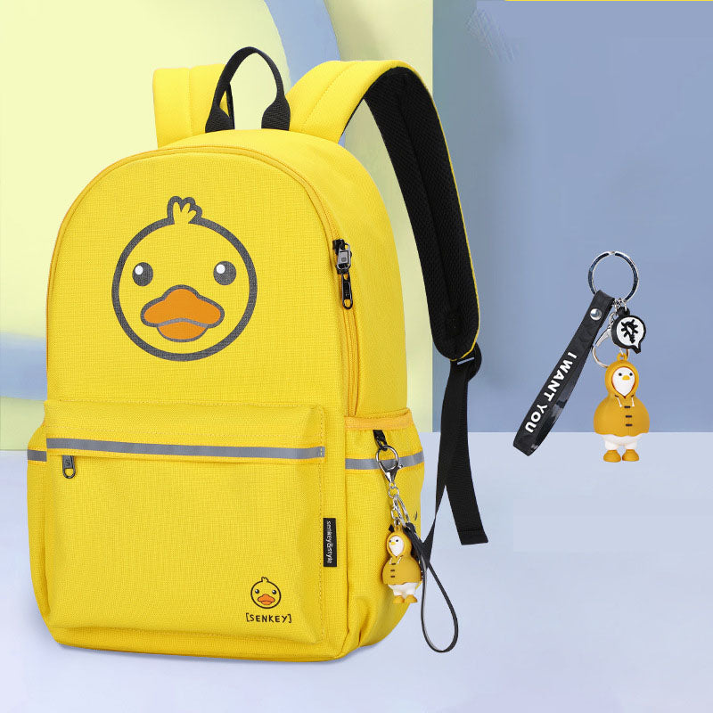 Kids’ Cartoon Anime Backpack — Dinosaur & Friends Oxford Cloth School Bag for Boys & Girls