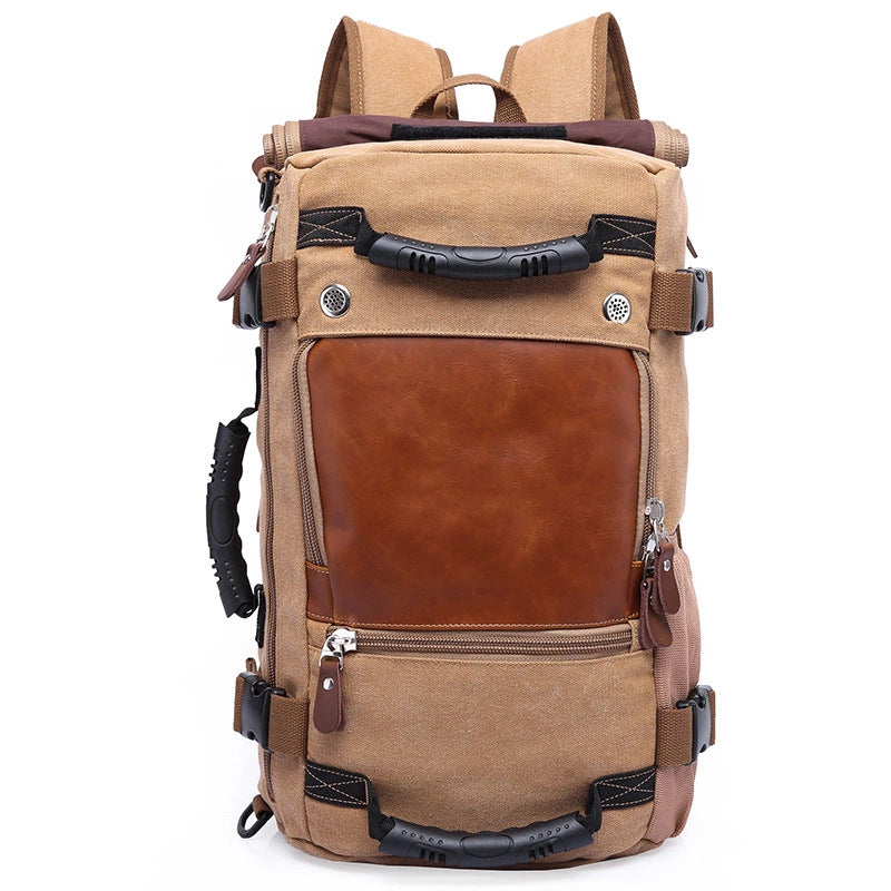 20–35L Retro Canvas Travel Rucksack