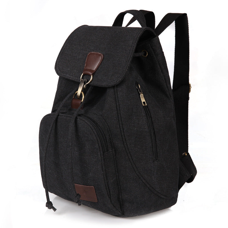 Retro Canvas Laptop Backpack – 40 × 30 × 15 cm