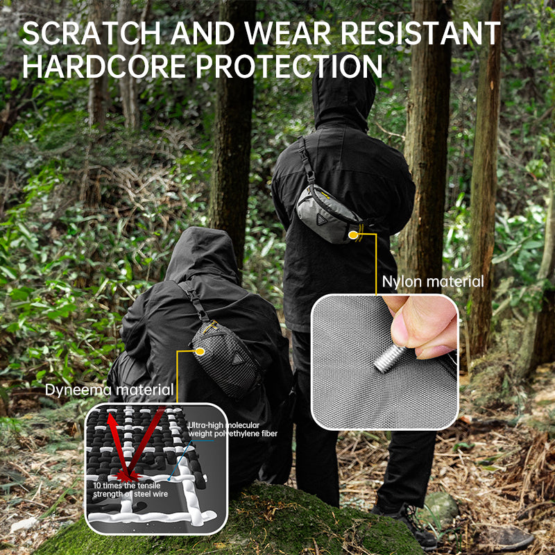 Hikeman Outdoor Waist Pack — Expandable Lightweight Sport Bag for Hiking, Travel & Camping
