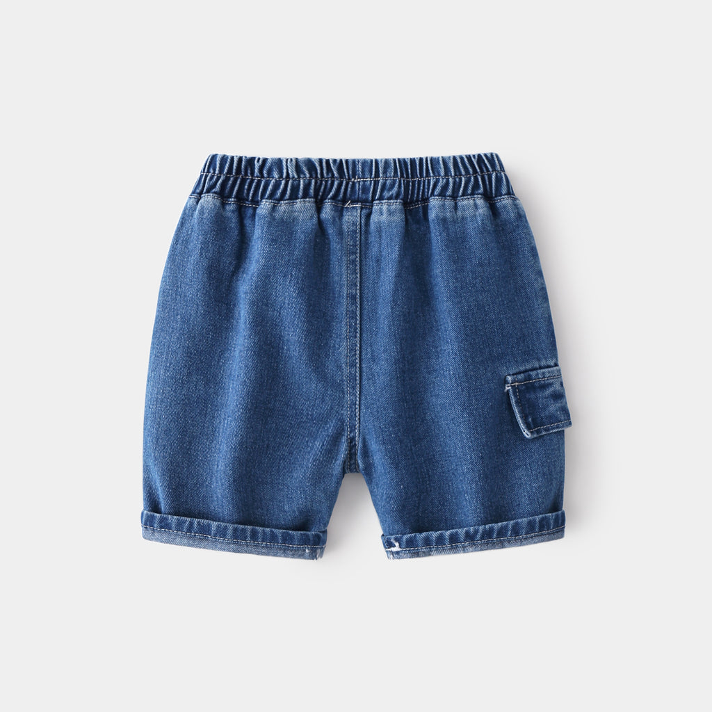 Boy's Denim Mid-Length Pants Casual Children's Mid-Waist Jeans Arrival Kids Denim Pants
