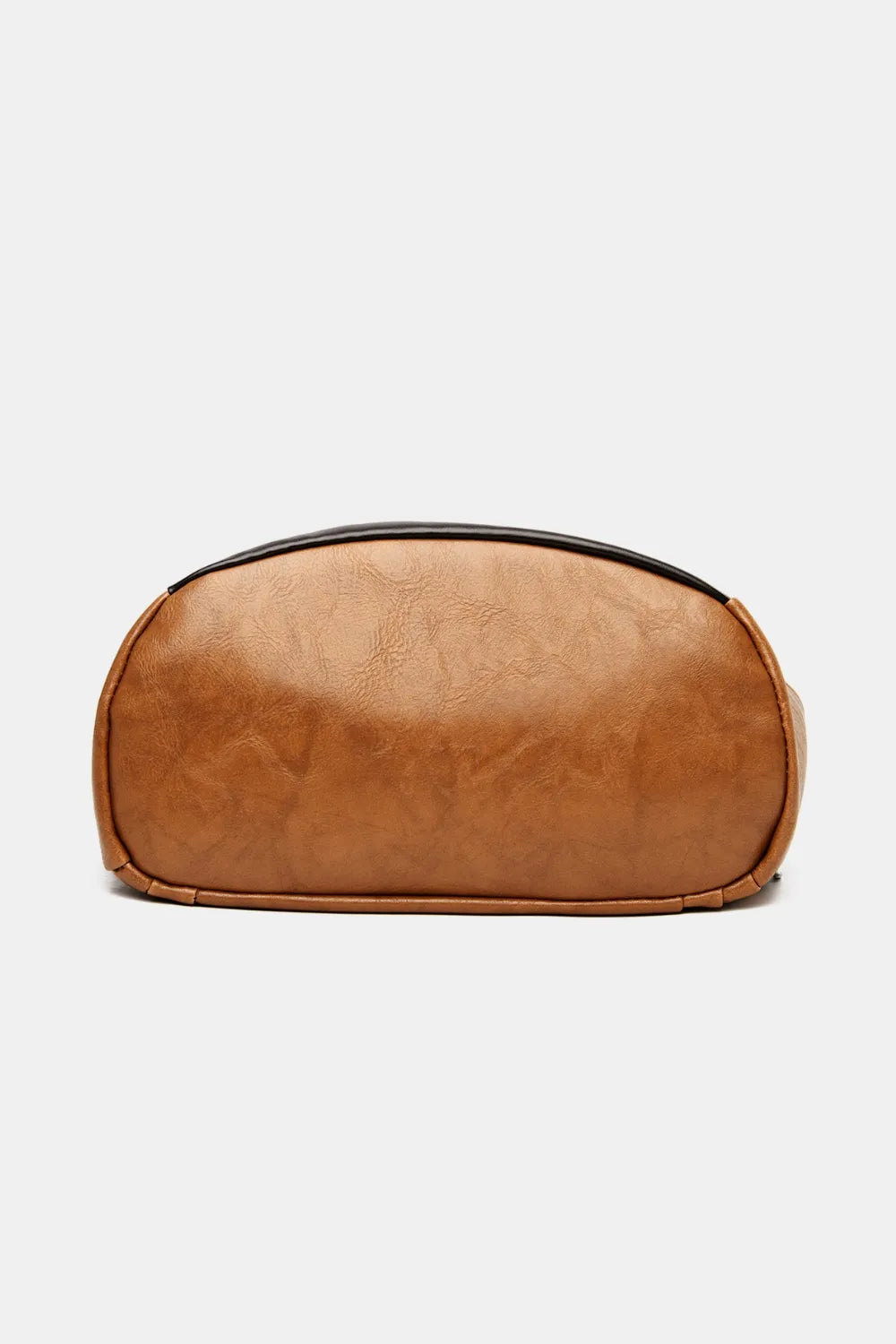 PU Leather Backpack — Casual Work & Travel Bag | Black, Dark Green, Caramel