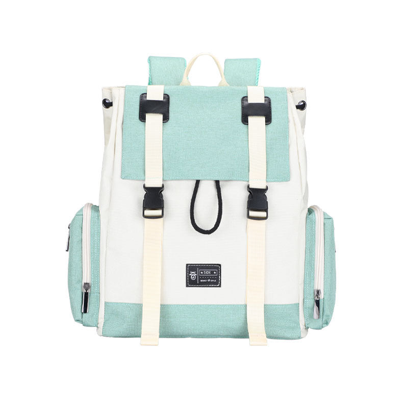 Mori Harajuku Canvas Backpack — Large Capacity Anti-Theft School Bag for Teen & College Girls