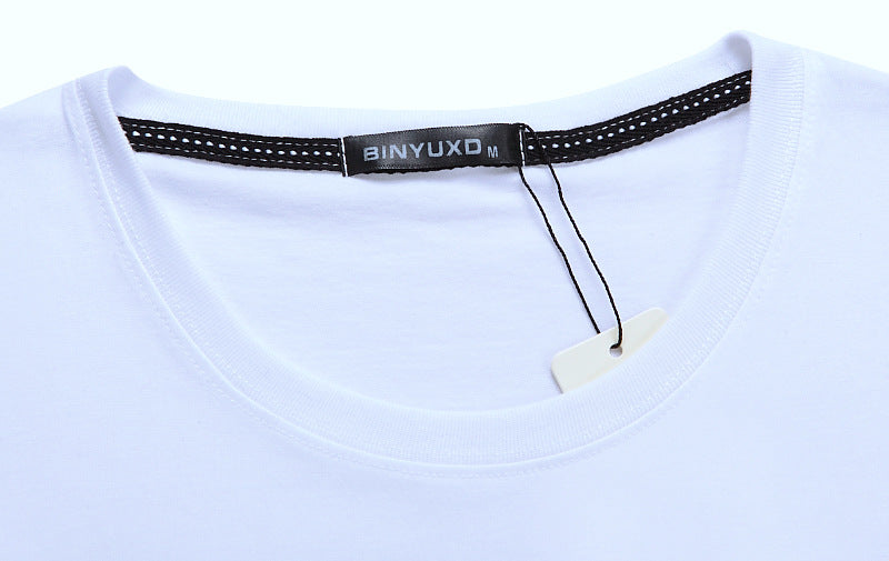 2026 Autumn New Men's Long Sleeve T-Shirt Men's Round Neck Casual Large Size Printed Long Sleeve T-Shirt Wholesale