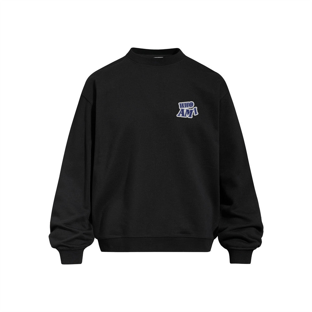 Round neck sweatshirt for men