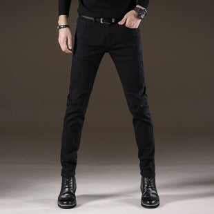 Autumn 2024 Men's Denim Jacket Coat Printed Casual Handsome Fashion Brand All-match Top Men's Jeans
