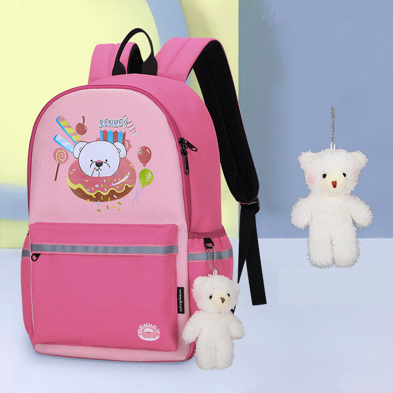 Kids’ Cartoon Anime Backpack — Dinosaur & Friends Oxford Cloth School Bag for Boys & Girls