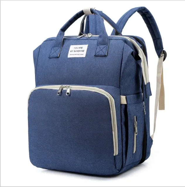 Multifunctional Diaper Backpack with Changing Station
