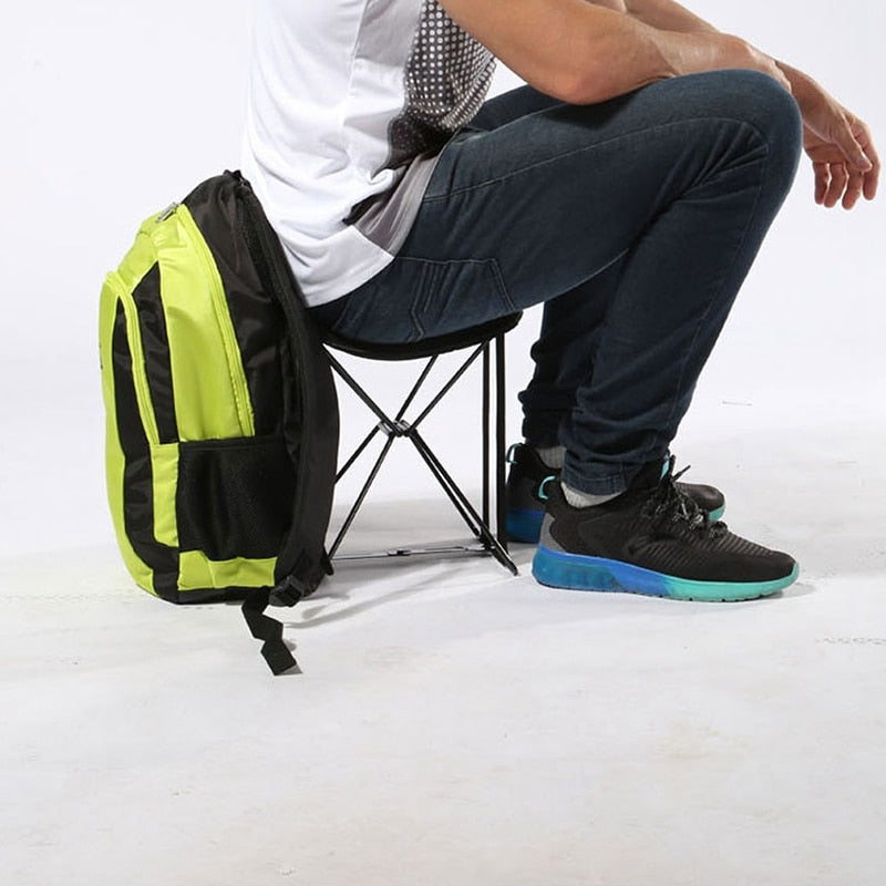 47L Outdoor Backpack with Integrated Folding Chair