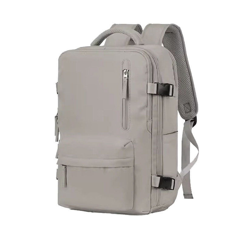Expandable Travel & Laptop Backpack — 20–35L Oxford Carry-On Bag, Fits 15.6" Laptop