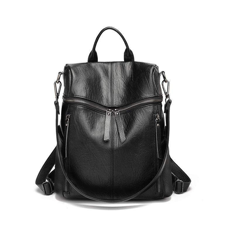 Women’s Cowhide and PU Everyday Backpack