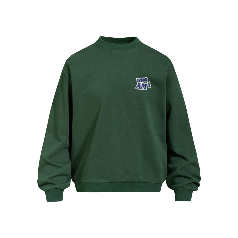 Round neck sweatshirt for men