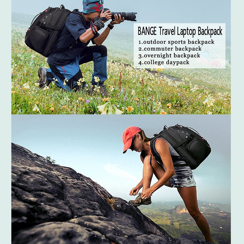 Large 15.6-Inch USB Laptop Travel Backpack