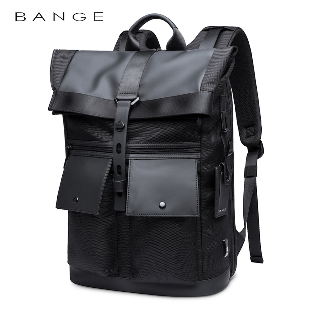 BANGE Large Capacity Business Travel Backpack — Waterproof Oxford Cloth Laptop Bag, 36–55L, 16"