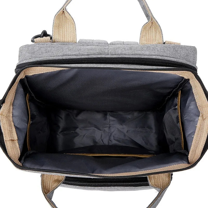 Multifunctional Diaper Backpack with Changing Station