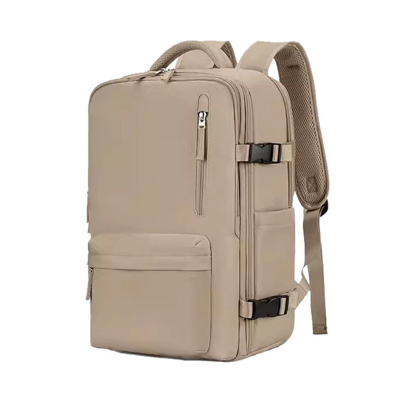 Expandable Travel & Laptop Backpack — 20–35L Oxford Carry-On Bag, Fits 15.6" Laptop