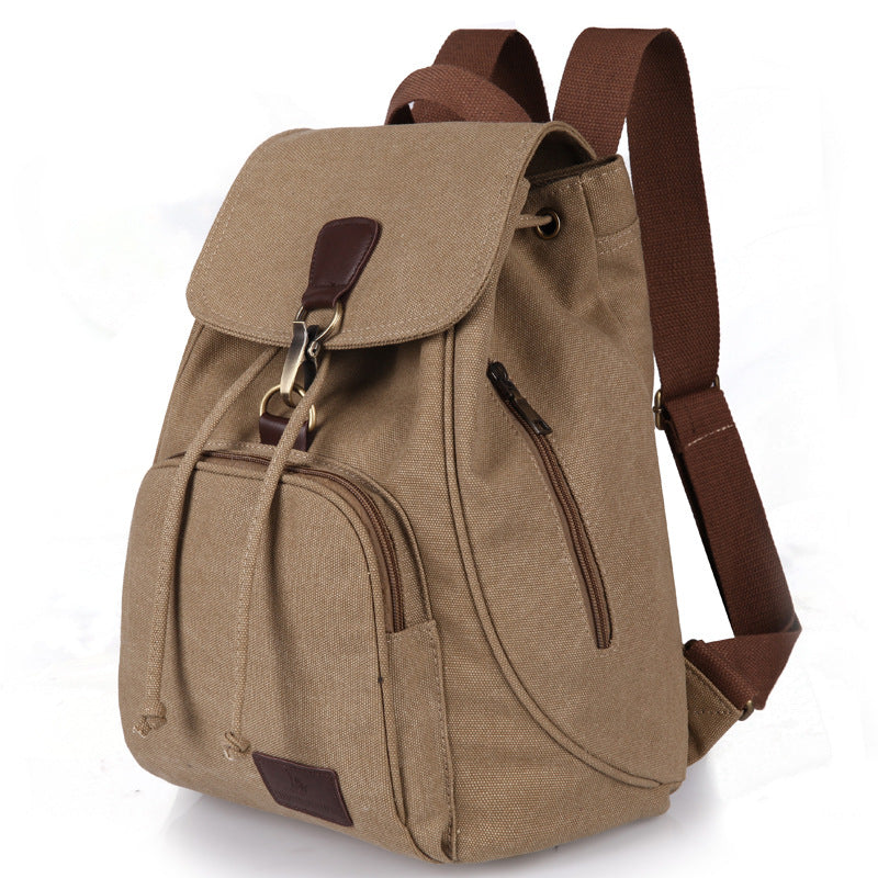 Retro Canvas Laptop Backpack – 40 × 30 × 15 cm