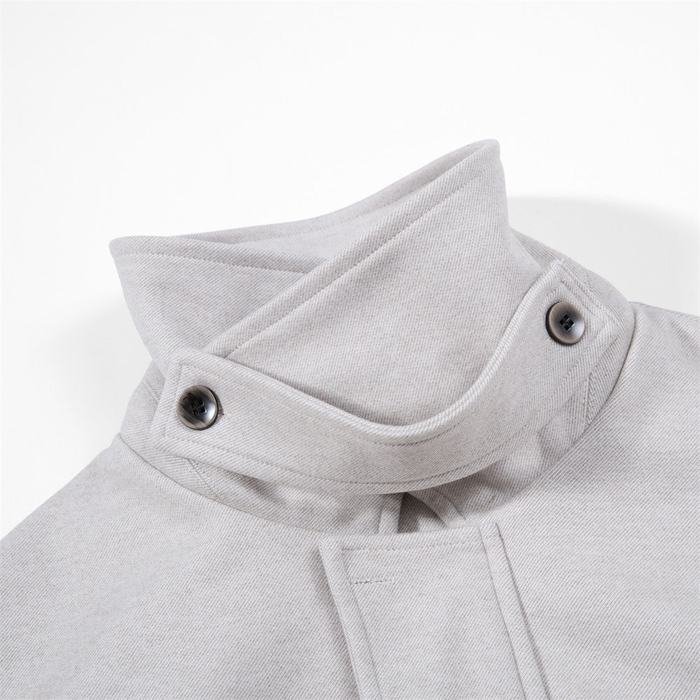 High neck jacket for men