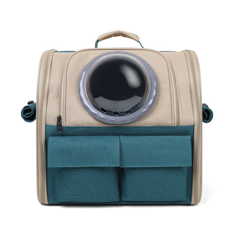 Pet Carrier Backpack — Breathable Foldable Oxford Bag for Cats & Small Dogs
